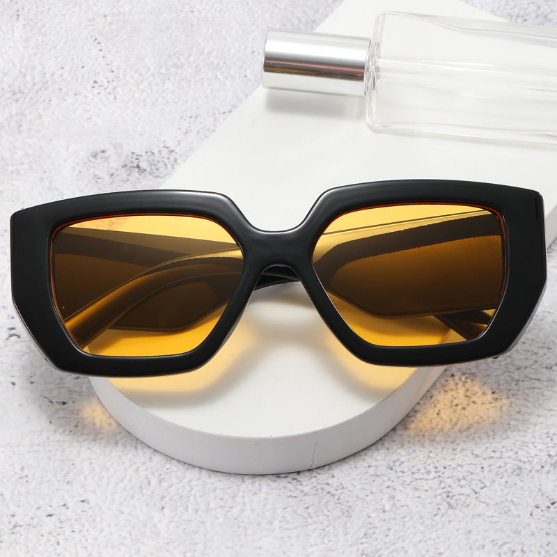 Wholesale PC Irregular Big Frame Sunscreen Sunglasses